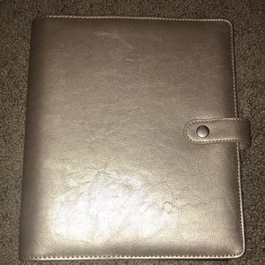 Carpe Diem Planner Binder in Platinum